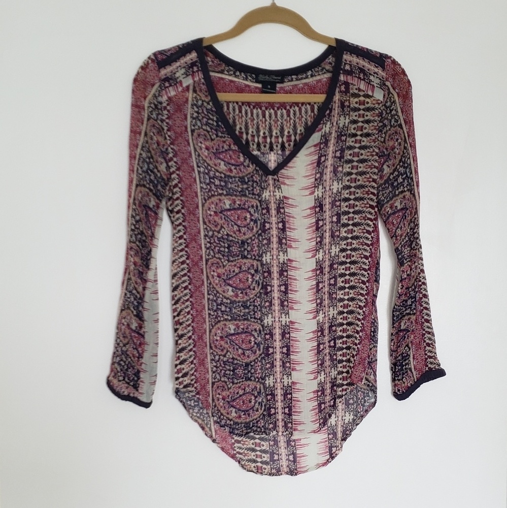 Lucky Multi-colored Boho Blouse